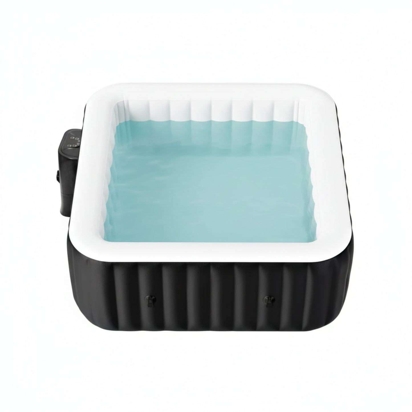 CQYG Portable Inflatable Hot Tub – 2–6 Person Outdoor Spa with Bubble Jets & Heater Pump